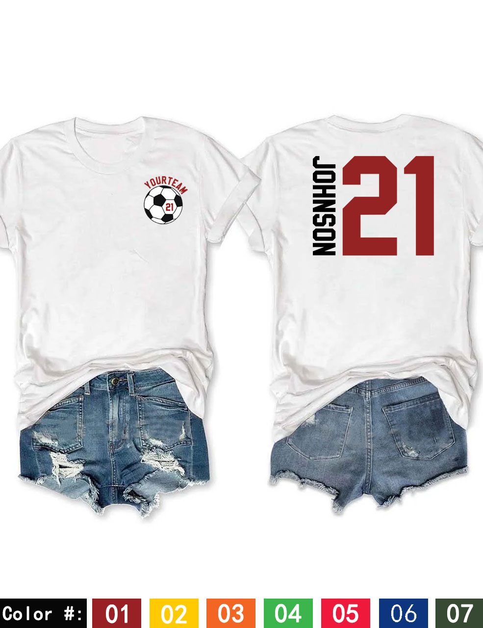 Custom Football T-shirt