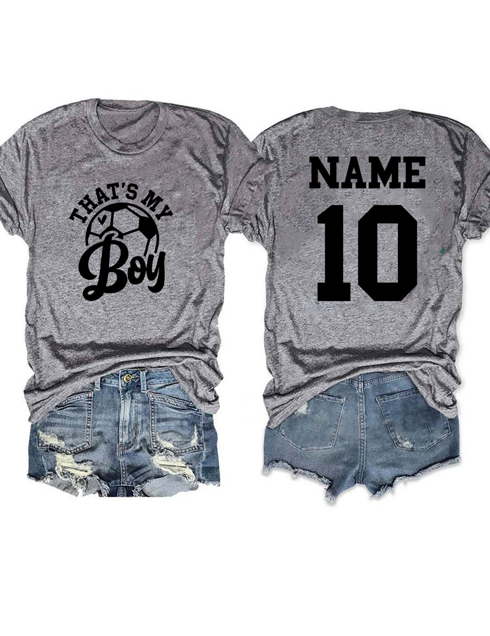 Custom That's My Boy Football T-shirt