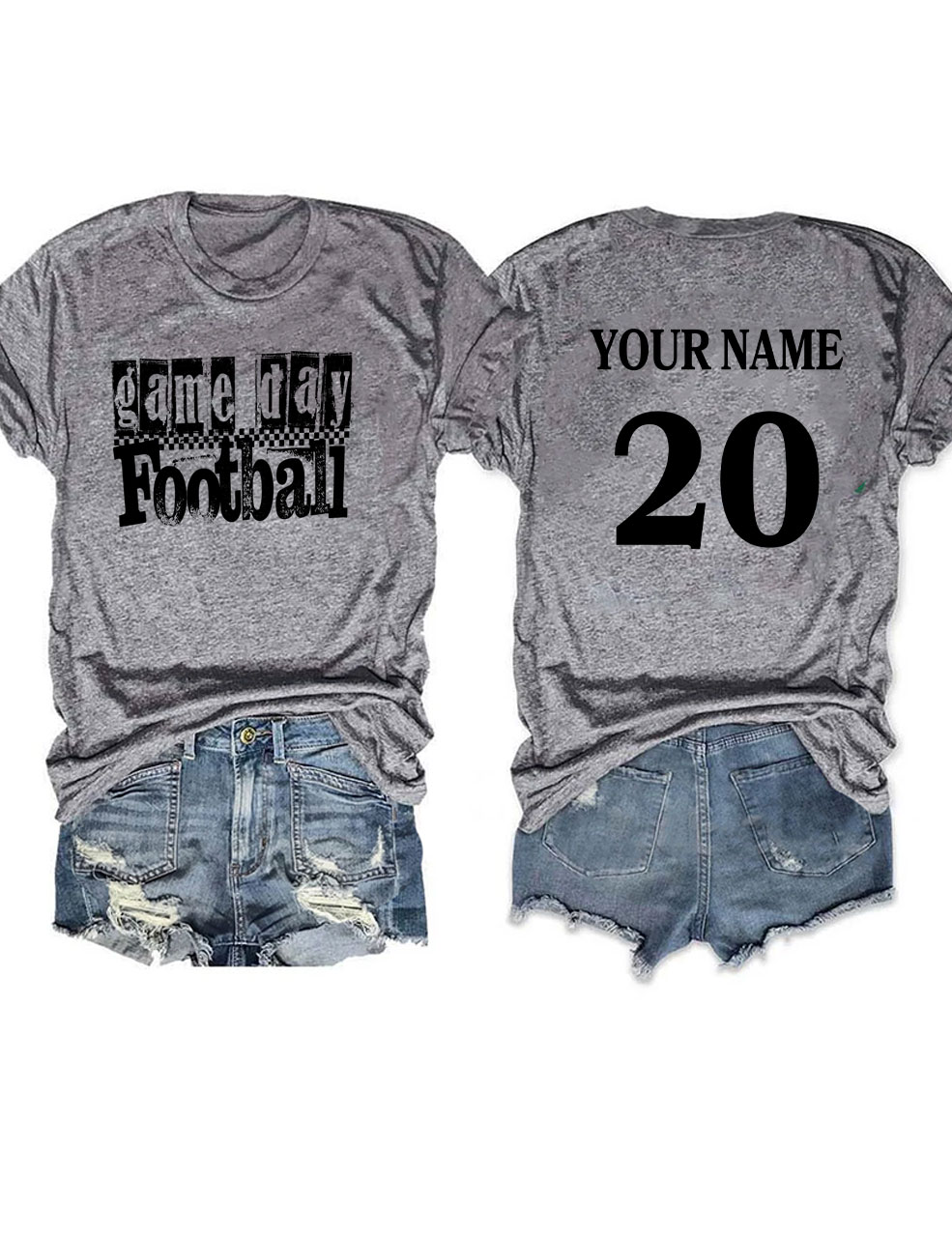 Game Day Custom Football T-shirt