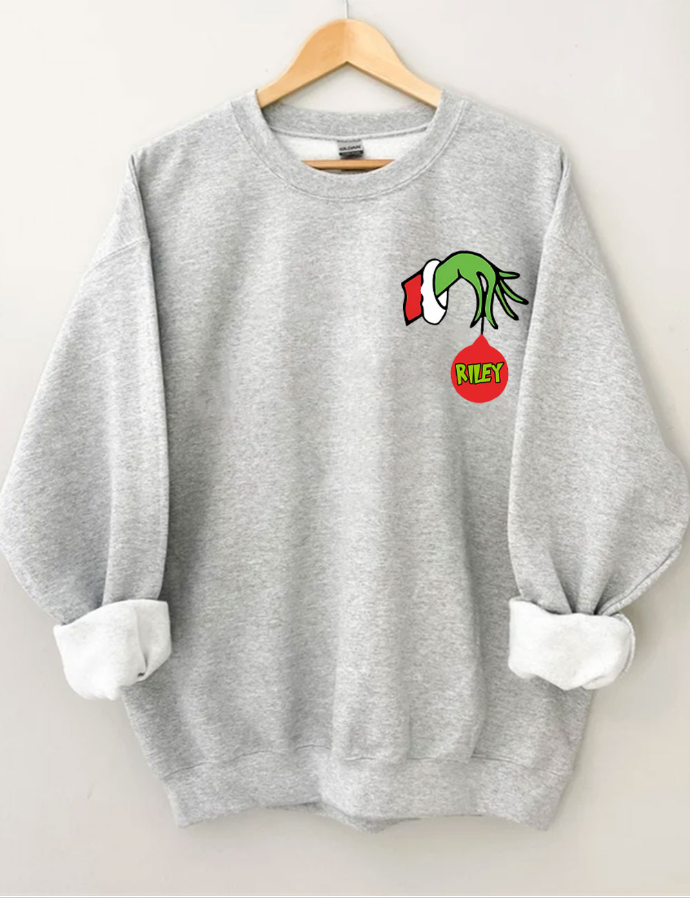 Custom Name Grinch Family Sweatshirt