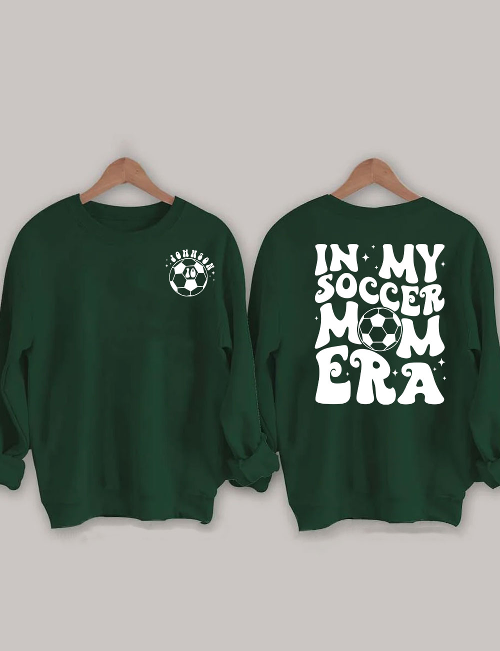 Custom In My Soccer Mom Ear Sweatshirt
