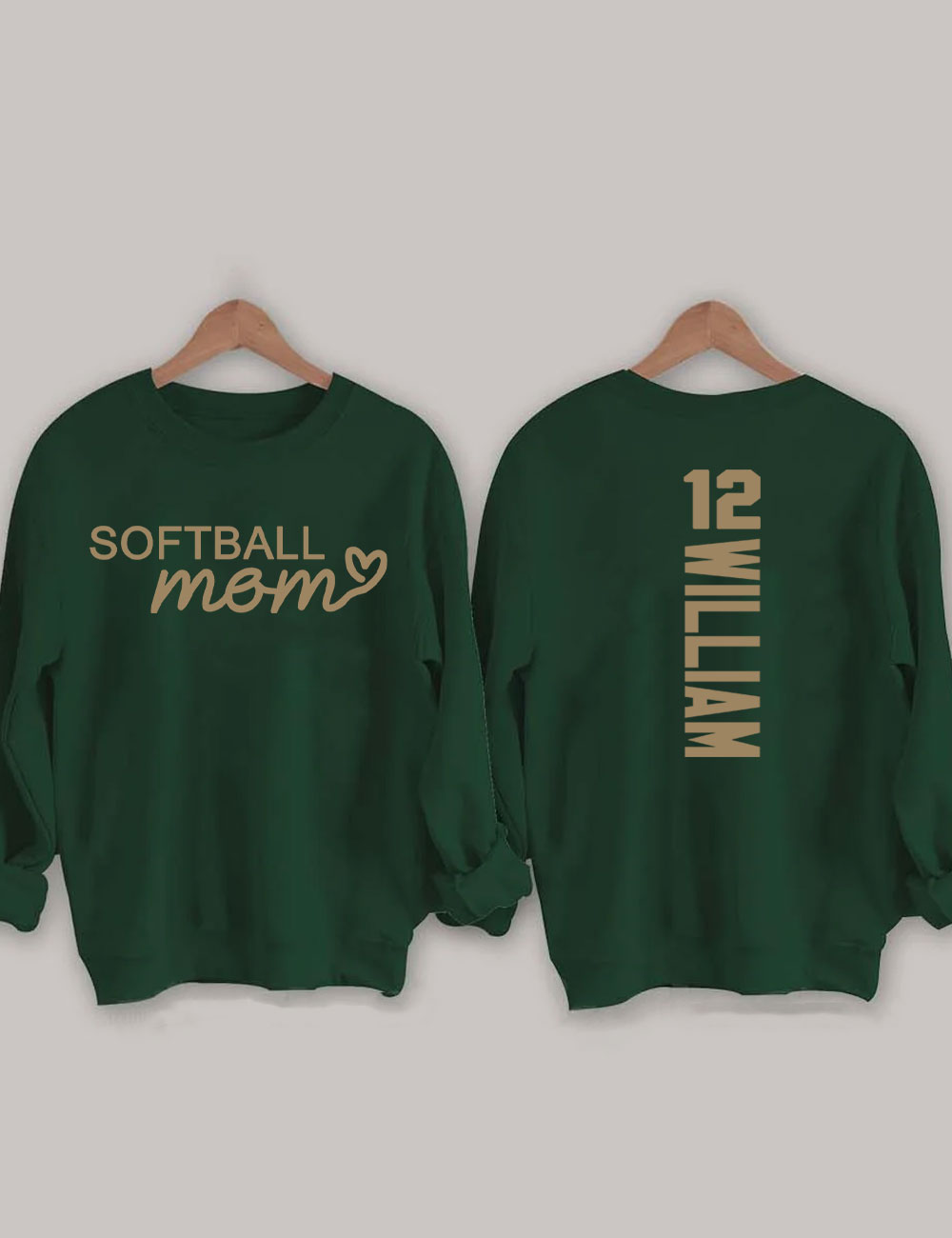 Softball Mom Custom Sweatshirt
