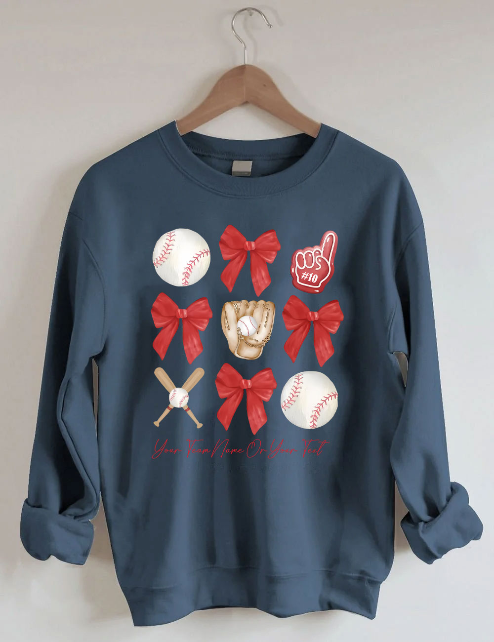 Custom Retro Baseball Sweatshirt