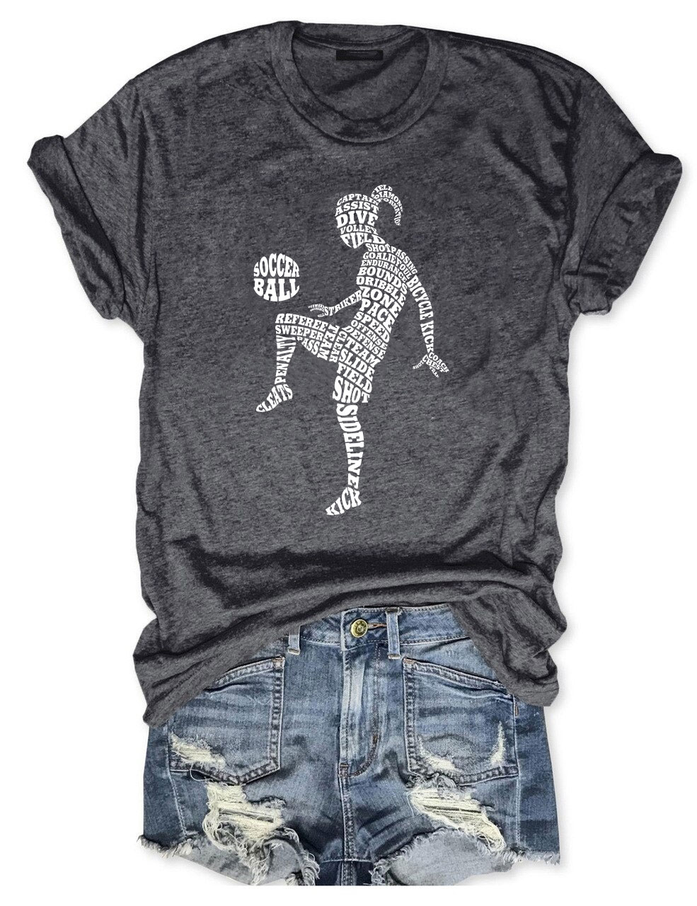 Soccer Player Girls' T-Shirt