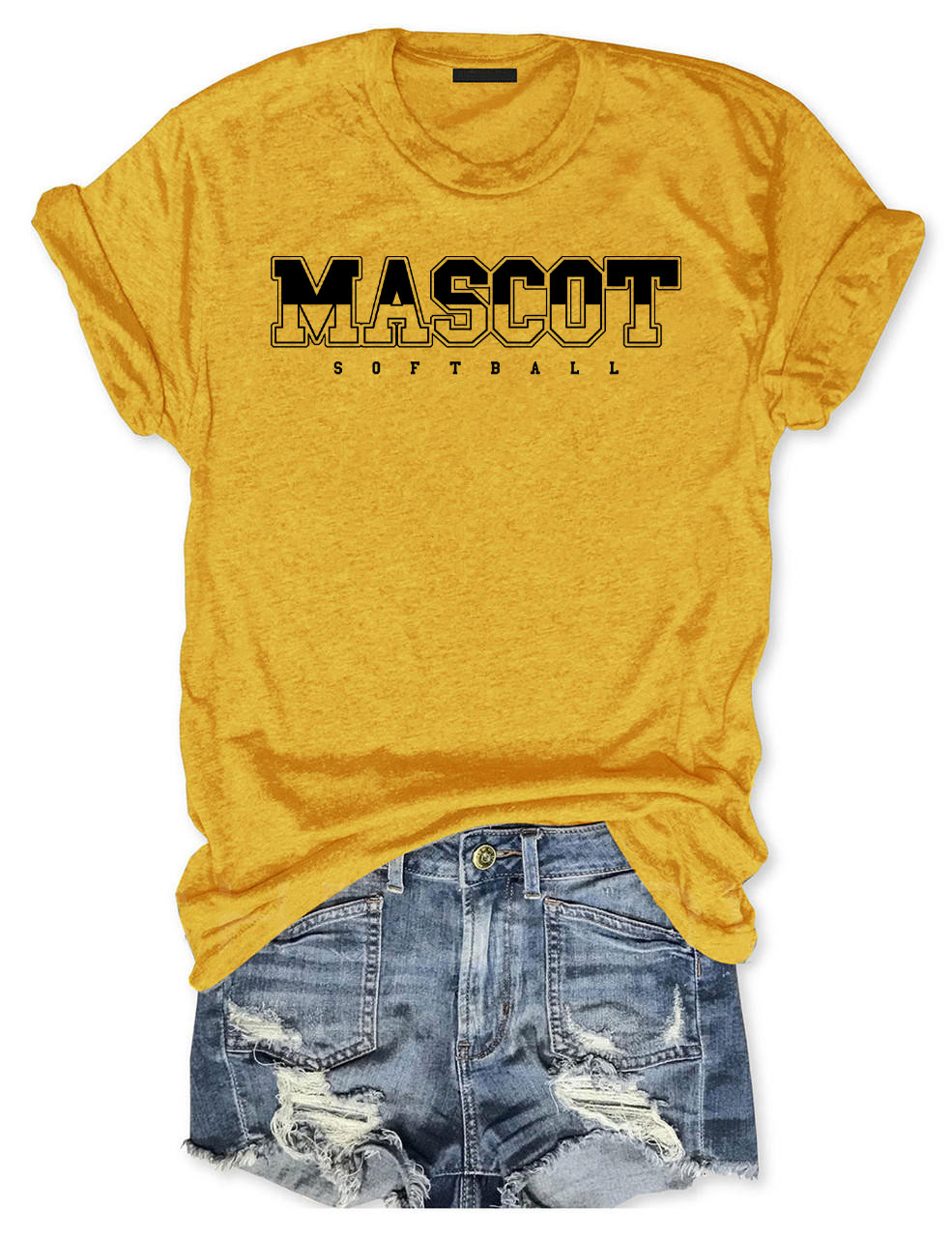 Custom Softball Mom T-Shirt