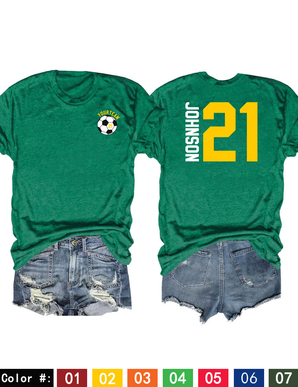 Custom Football T-shirt