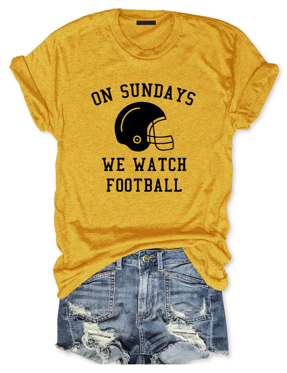 On Sundays We Watch Football T-Shirt