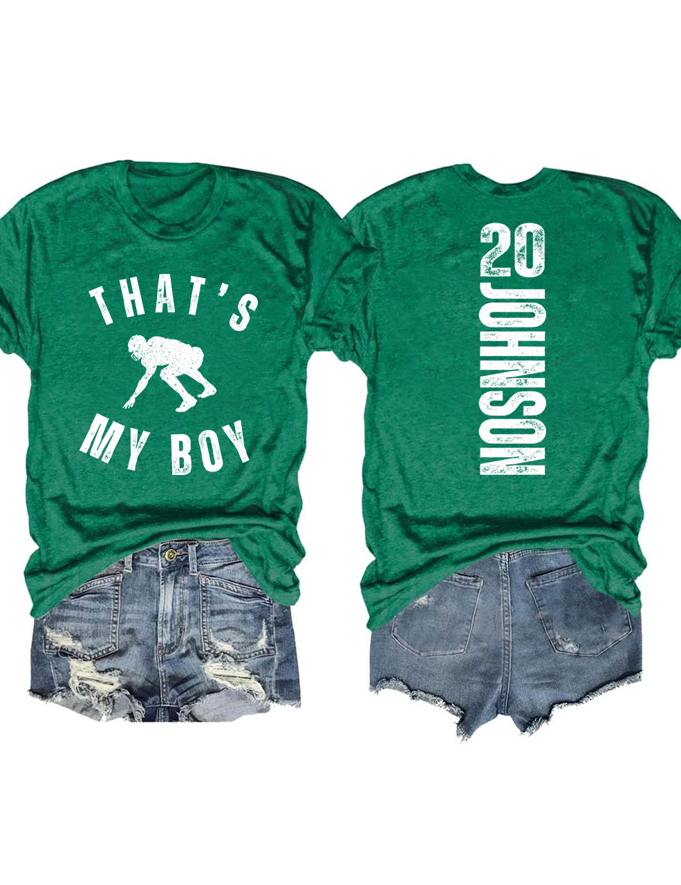 Custom That's My Boy Football Mom T-shirt