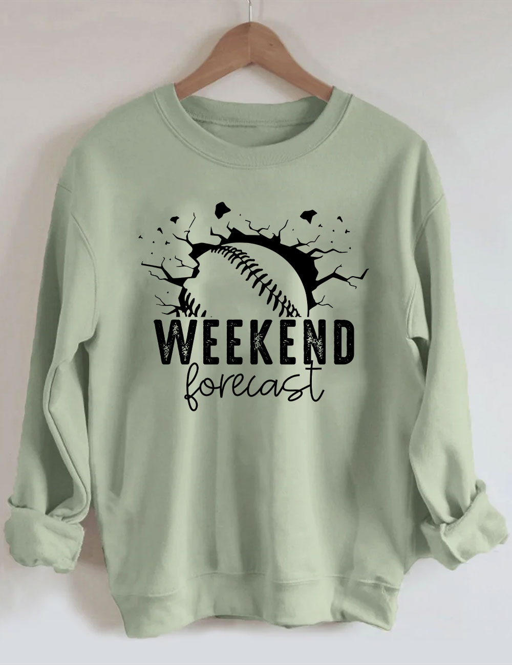 Weekend Forecast Softball Sweatshirt