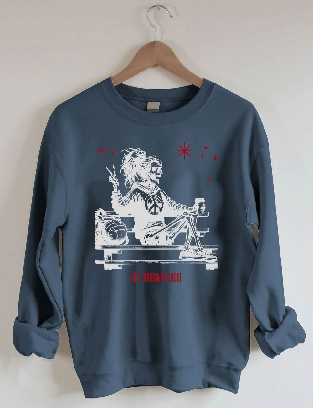 Halloween Volleyball Mama Sweatshirt