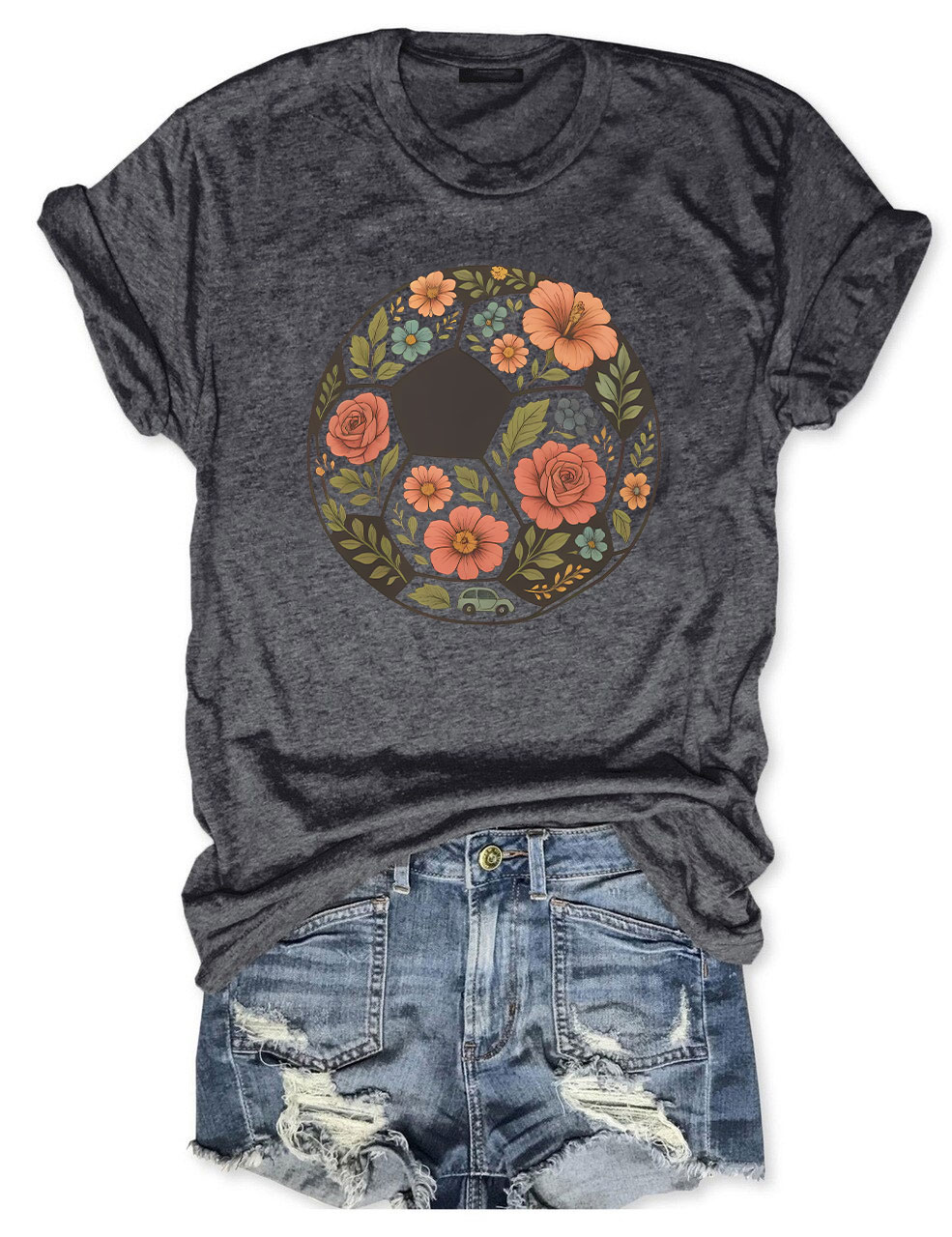 Floral Soccer T-shirt