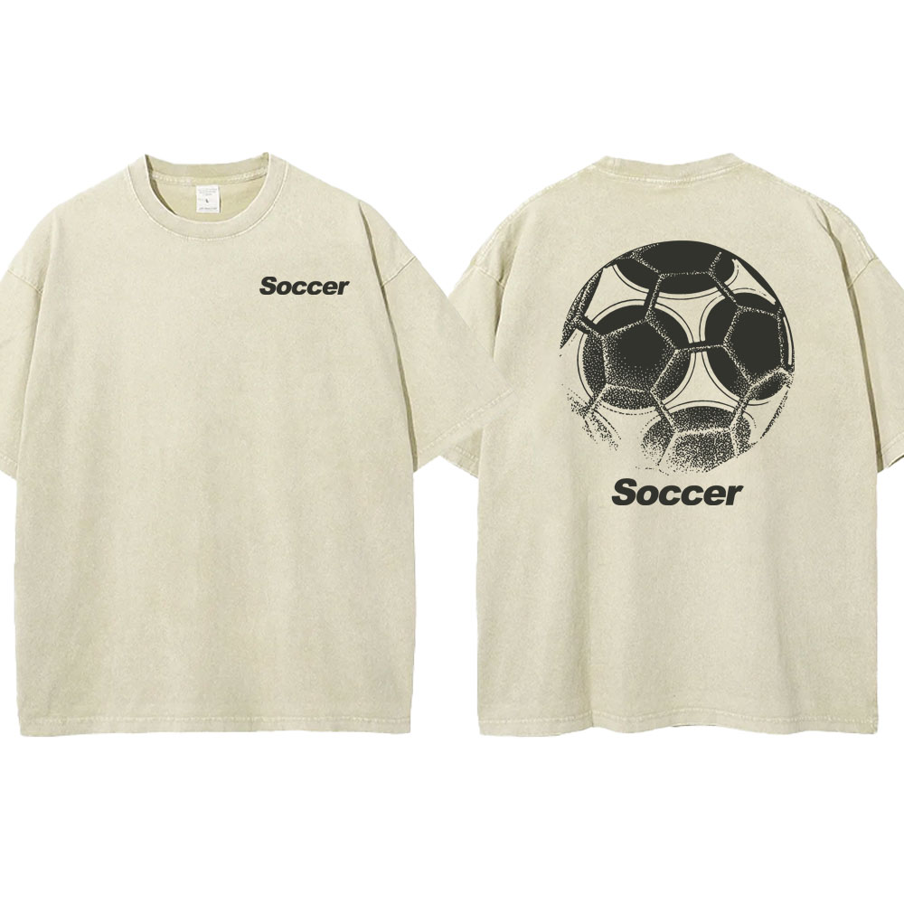 Soccer Unisex Fit Washed T-shirt