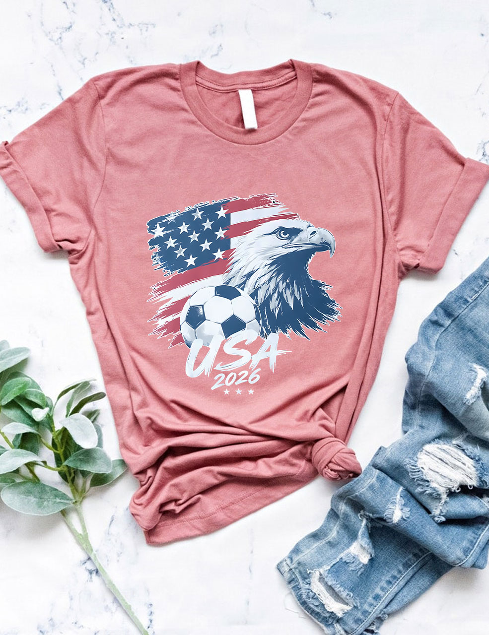 Vintage USA World Cup 2026 Soccer T-Shirt