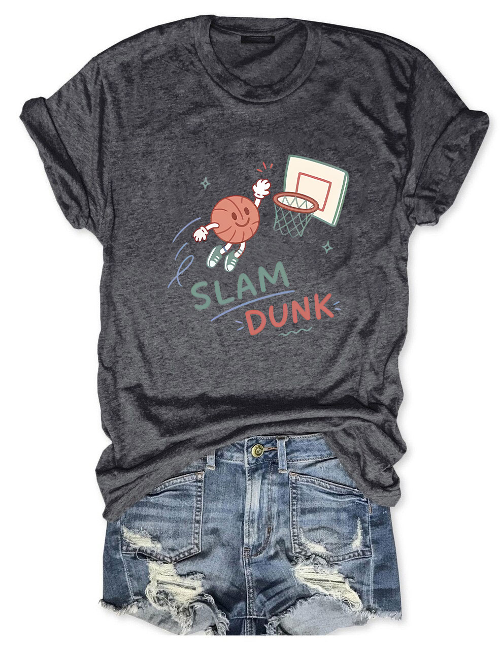 Slam Dunk Basketball Funny Basketball T-Shirt