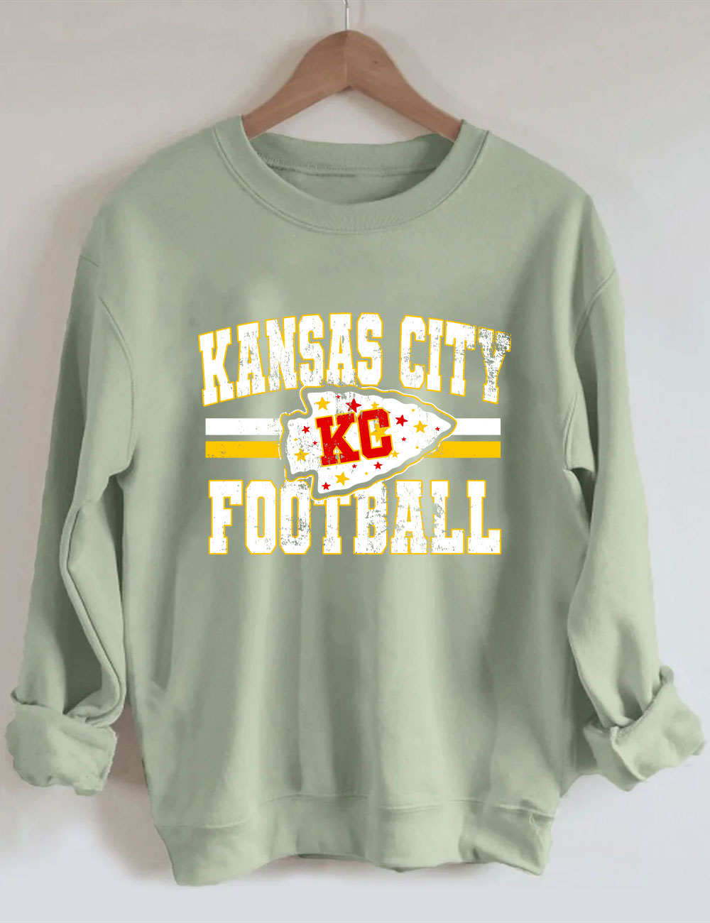 KC Chiefs Arrowhead Football Sweatshirt
