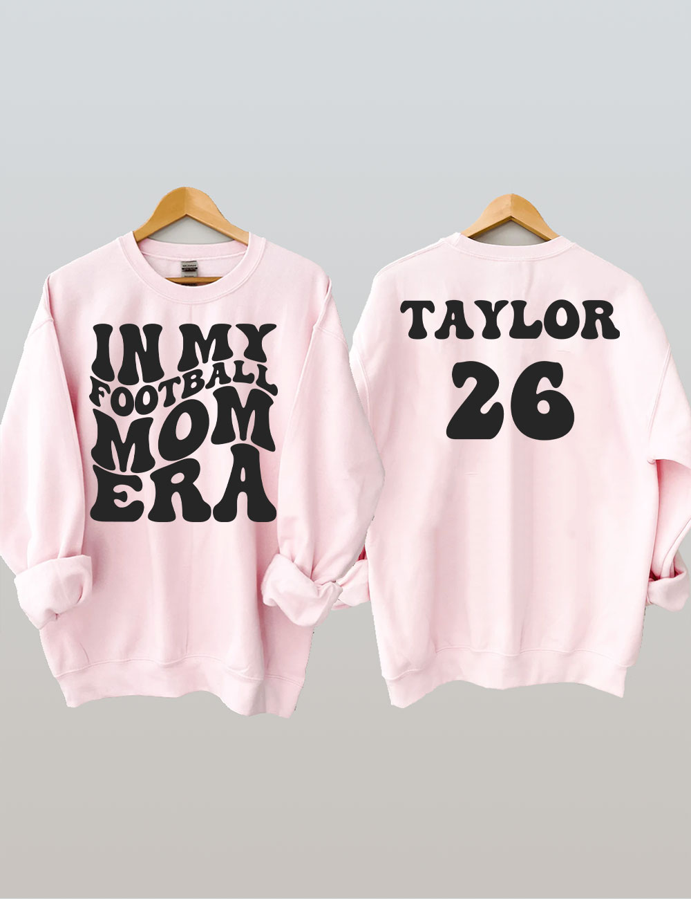 In My Football Mom Era  Custom Sweatshirt