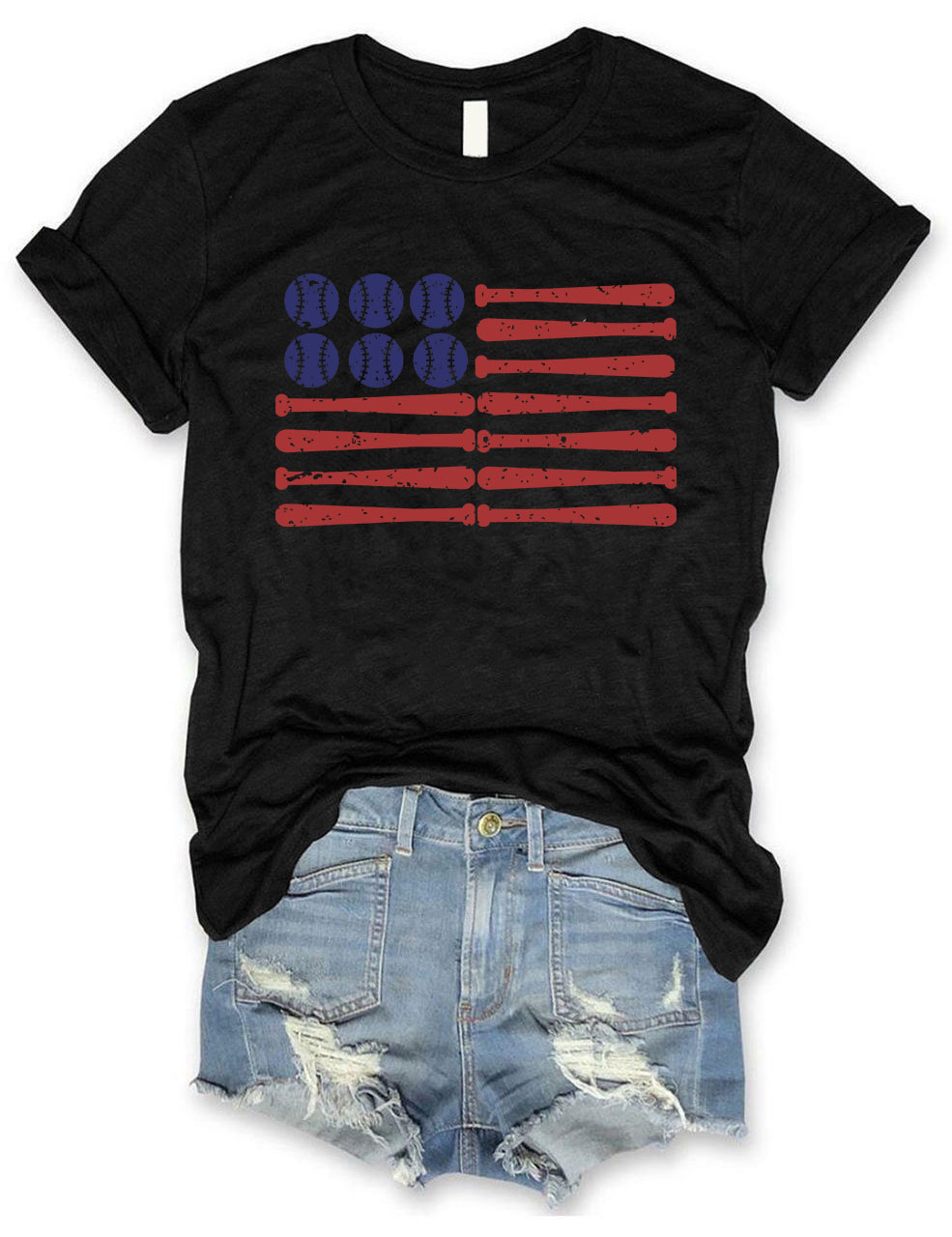 Baseball Flag T-shirt