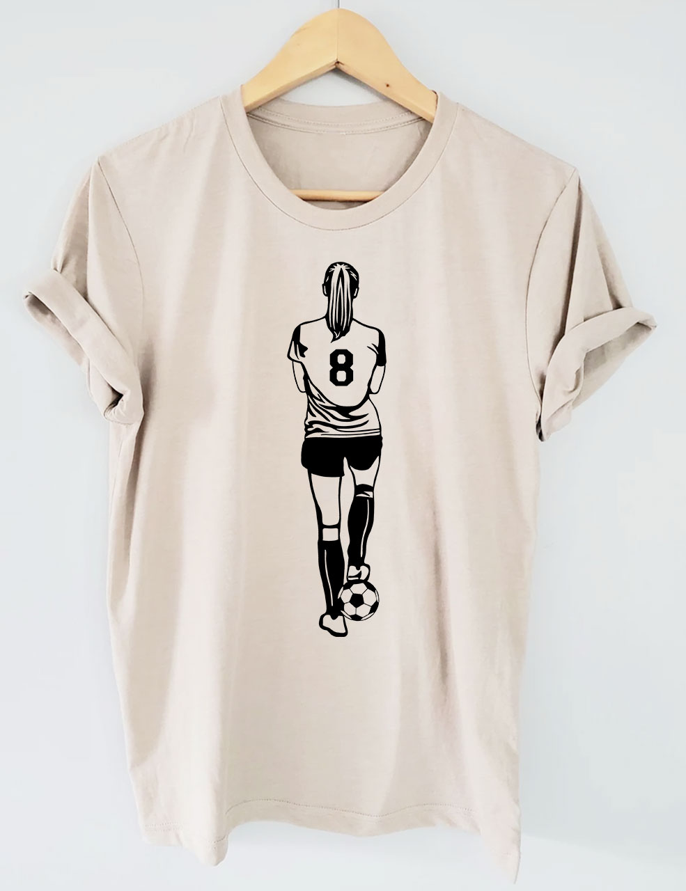 Girls Football Custom T-shirt