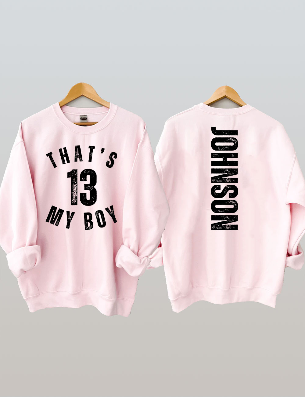 Custom That's My Boy Football Mom Sweatshirt