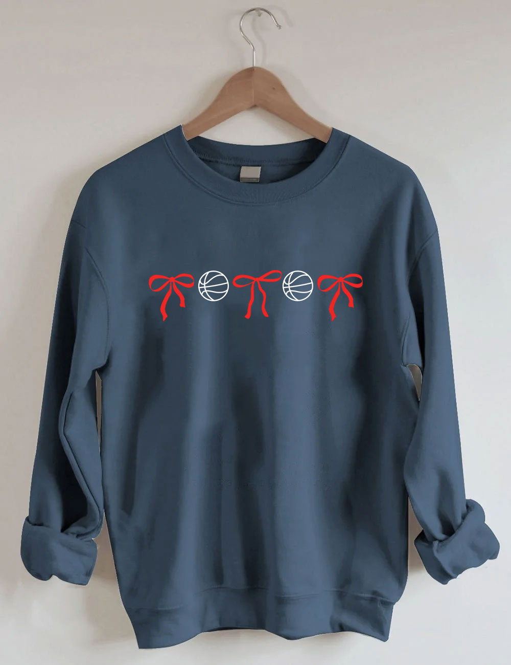 Basketball Bow Sweatshirt