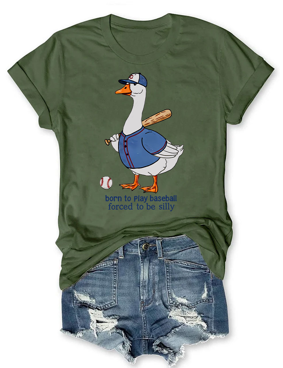 Silly Goose Baseball T-shirt