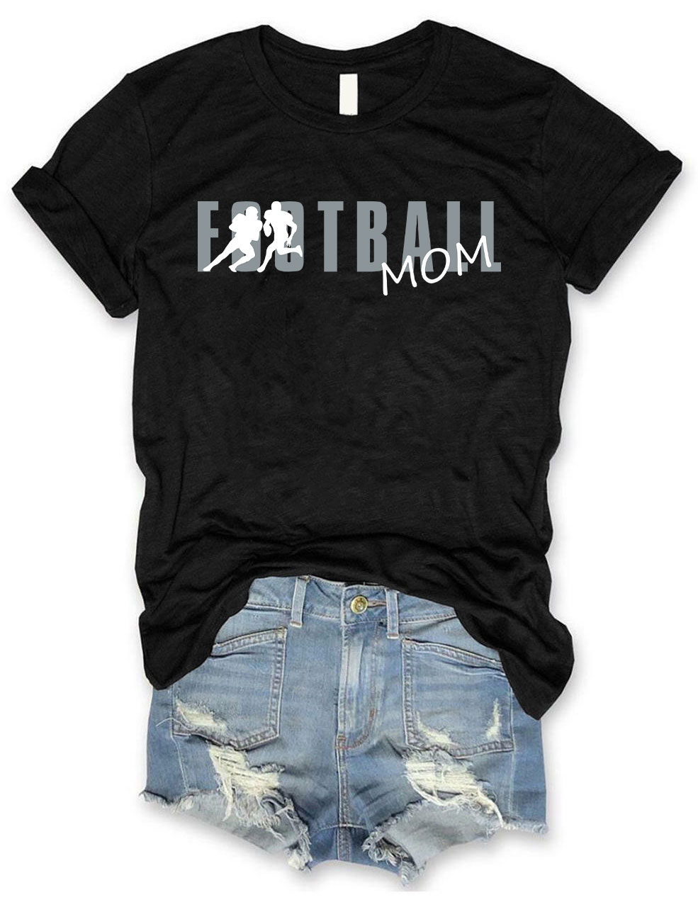 Custom Football Mom T-shirt