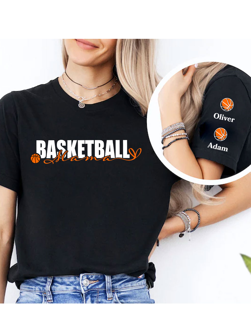 Custom Basketball Mom T-shirt