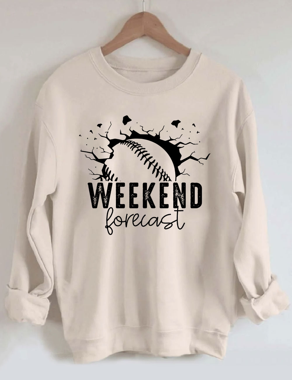 Weekend Forecast Softball Sweatshirt