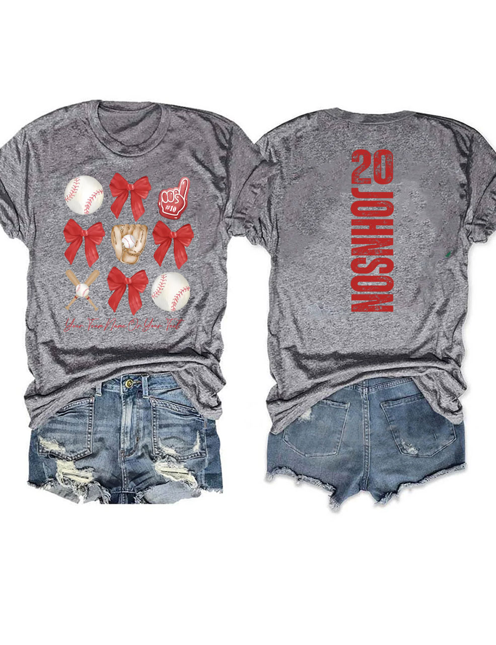 Custom Retro Baseball T-Shirt