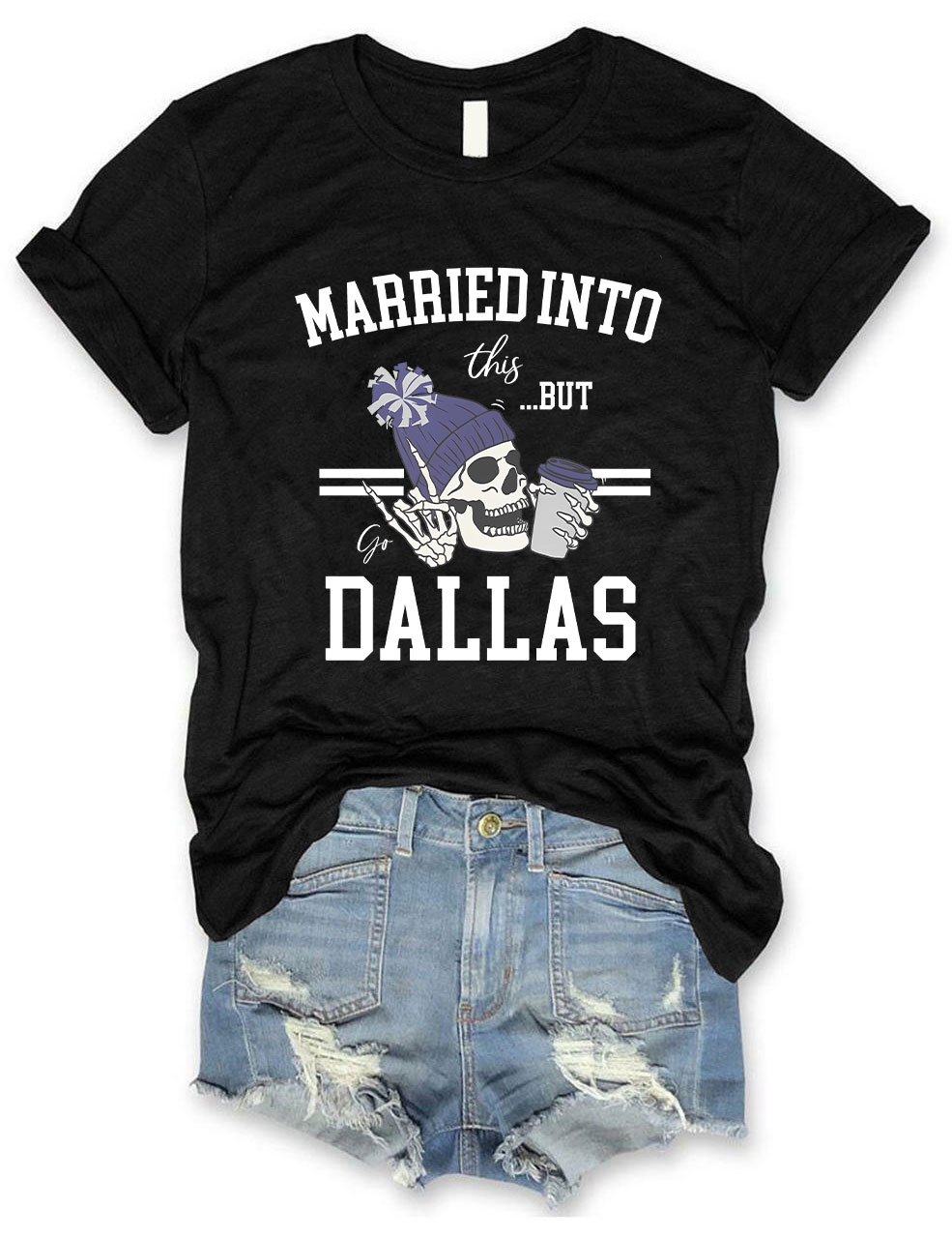 Married Into This But Dallas Football T-Shirt