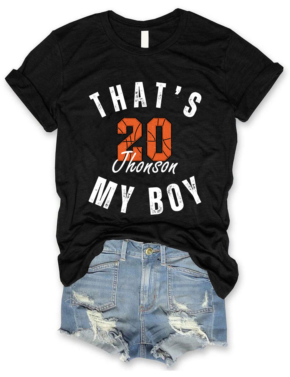 Custom That's My Boy Basketball T-shirt