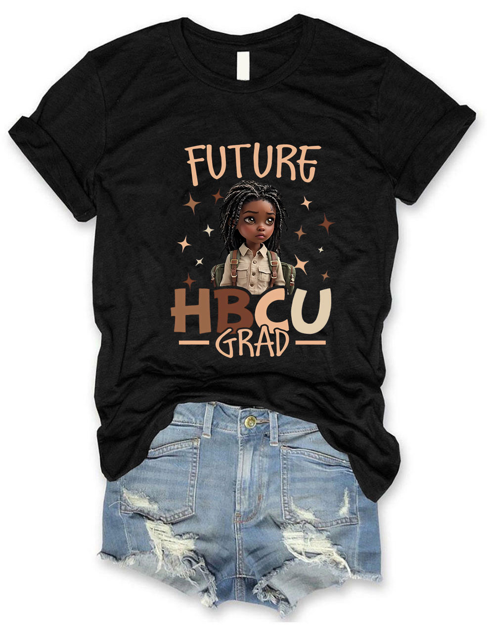 Future HBCU Grad History Black Girl Graduation T-shirt