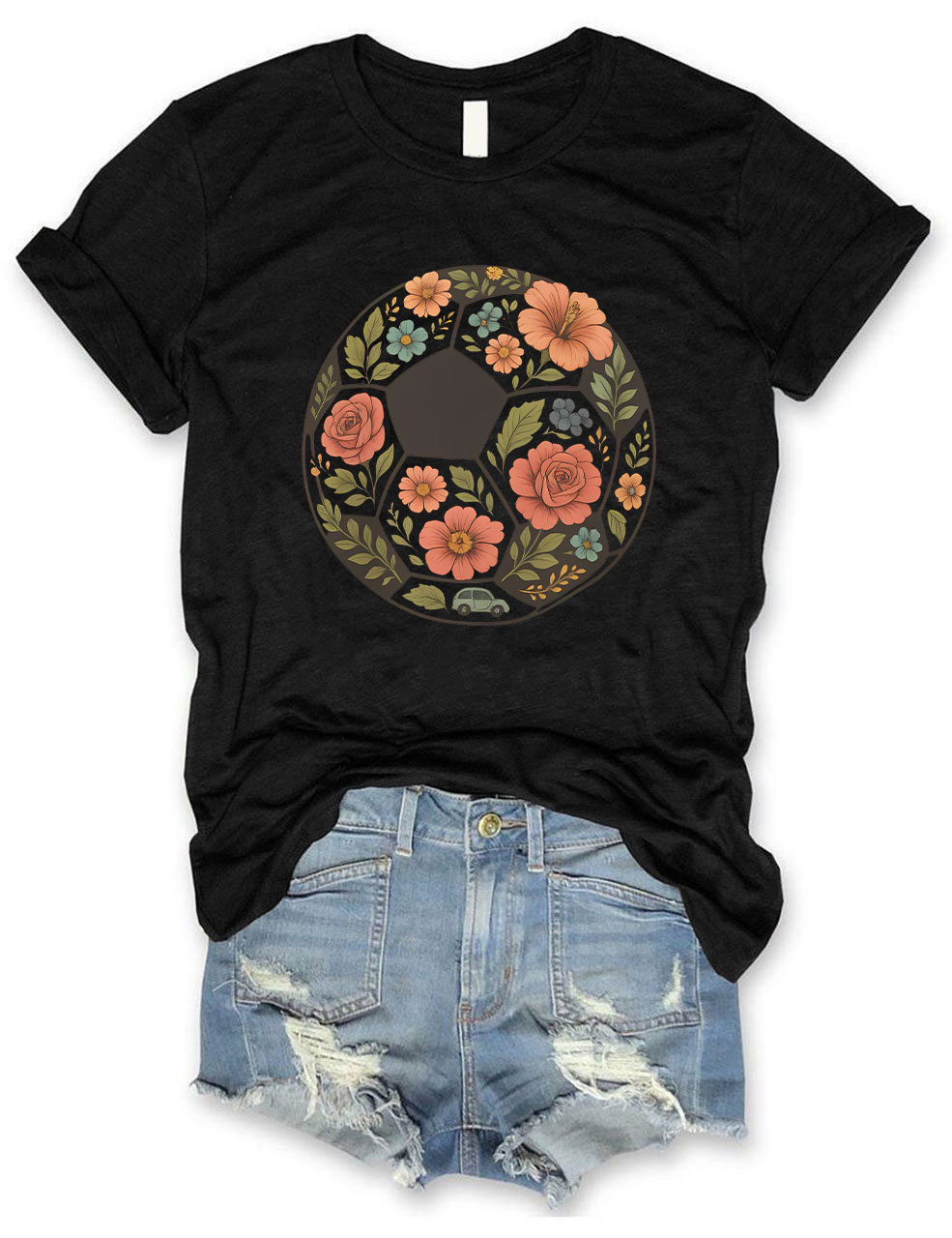 Floral Soccer T-shirt