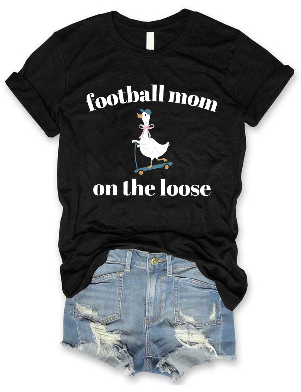 Football Goose On The Loose Funny T-shirt