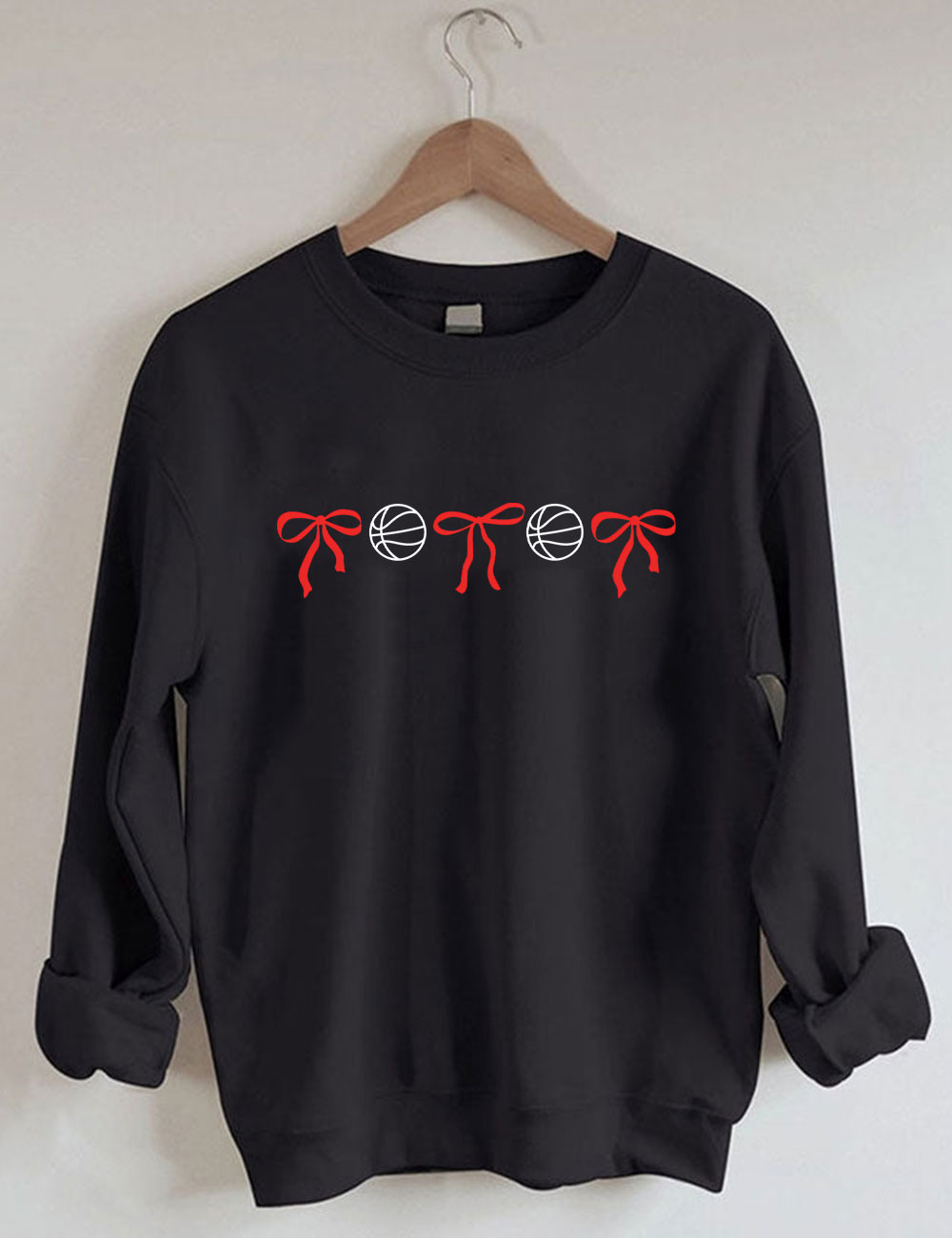 Basketball Bow Sweatshirt