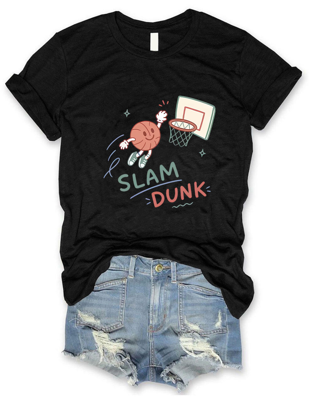 Slam Dunk Basketball Funny Basketball T-Shirt