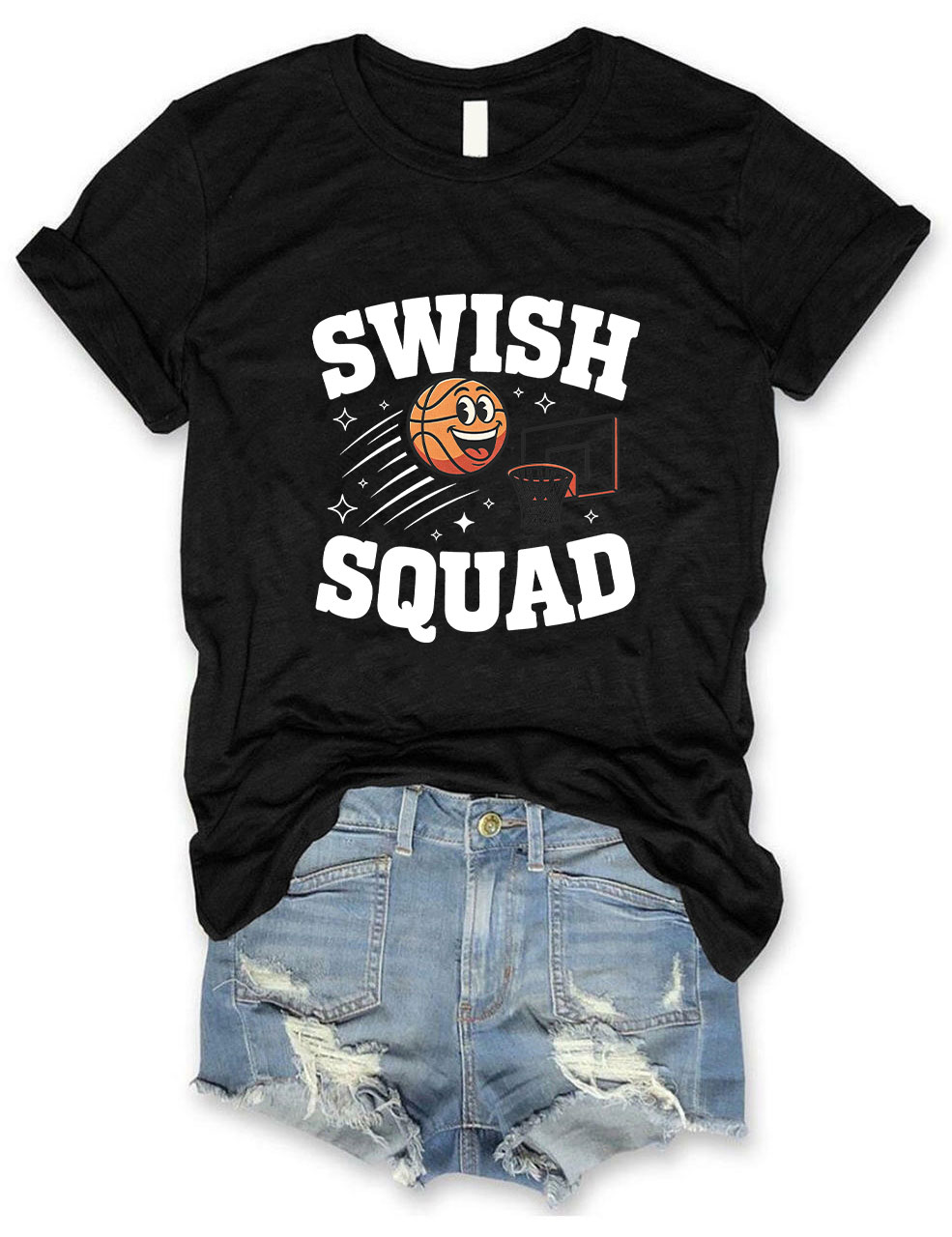 Swish Squad Basketball T-Shirt