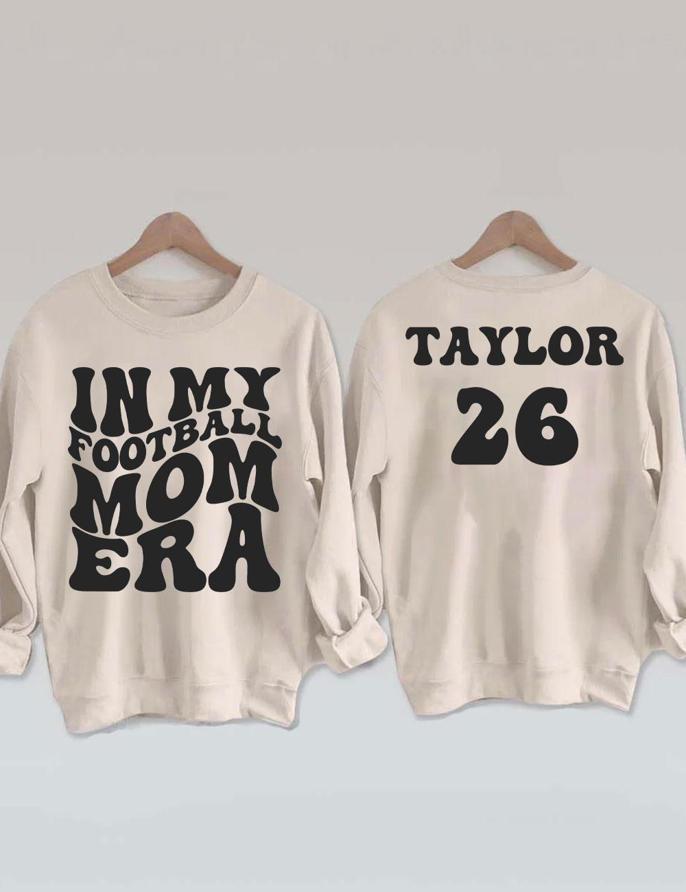 In My Football Mom Era  Custom Sweatshirt