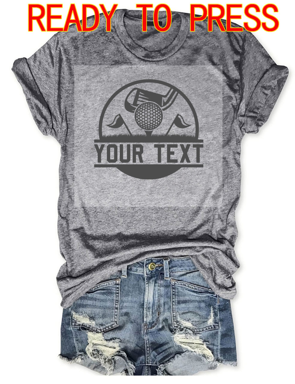 Golf Custom DTF Heat Transfer