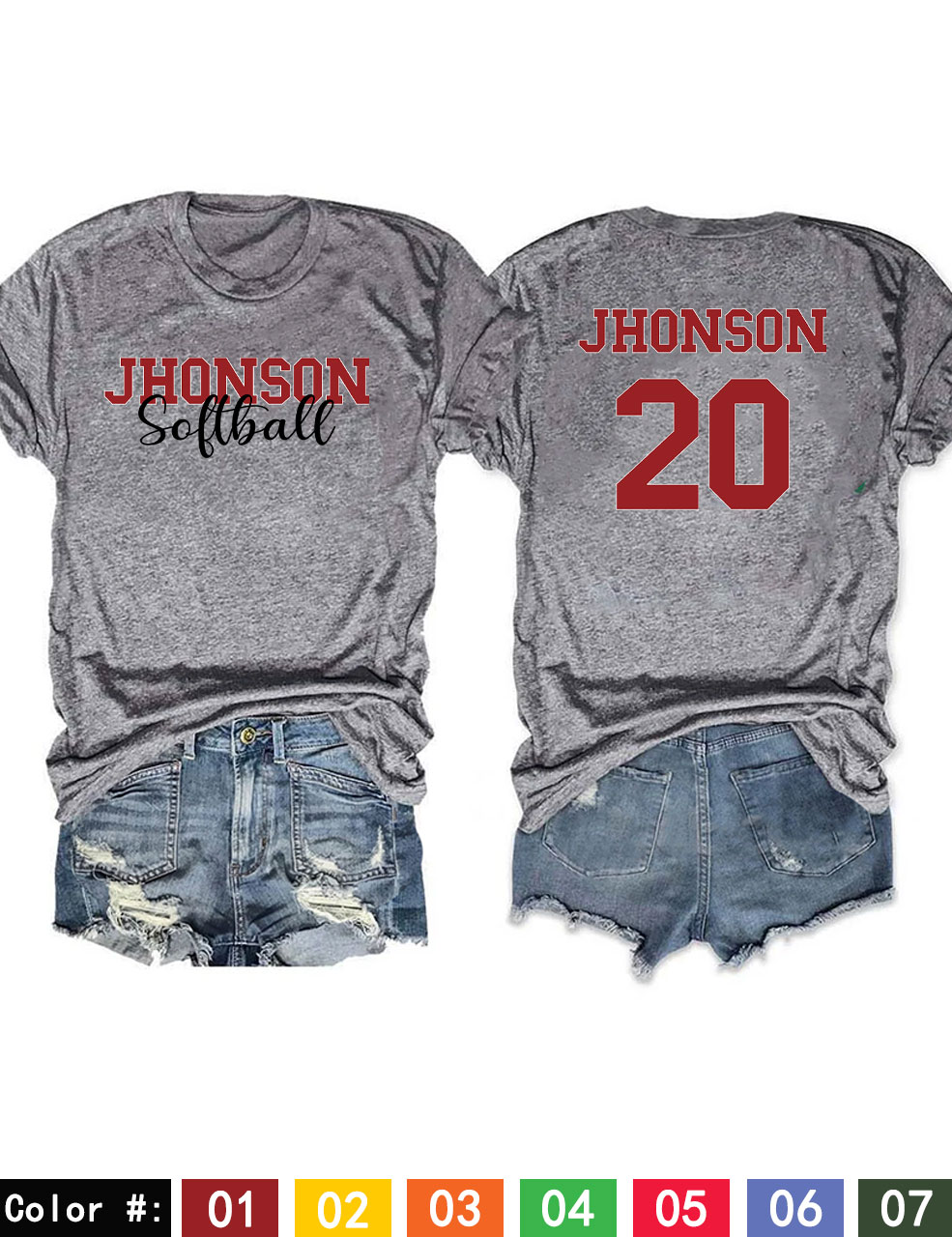 Custom Softball T-Shirt