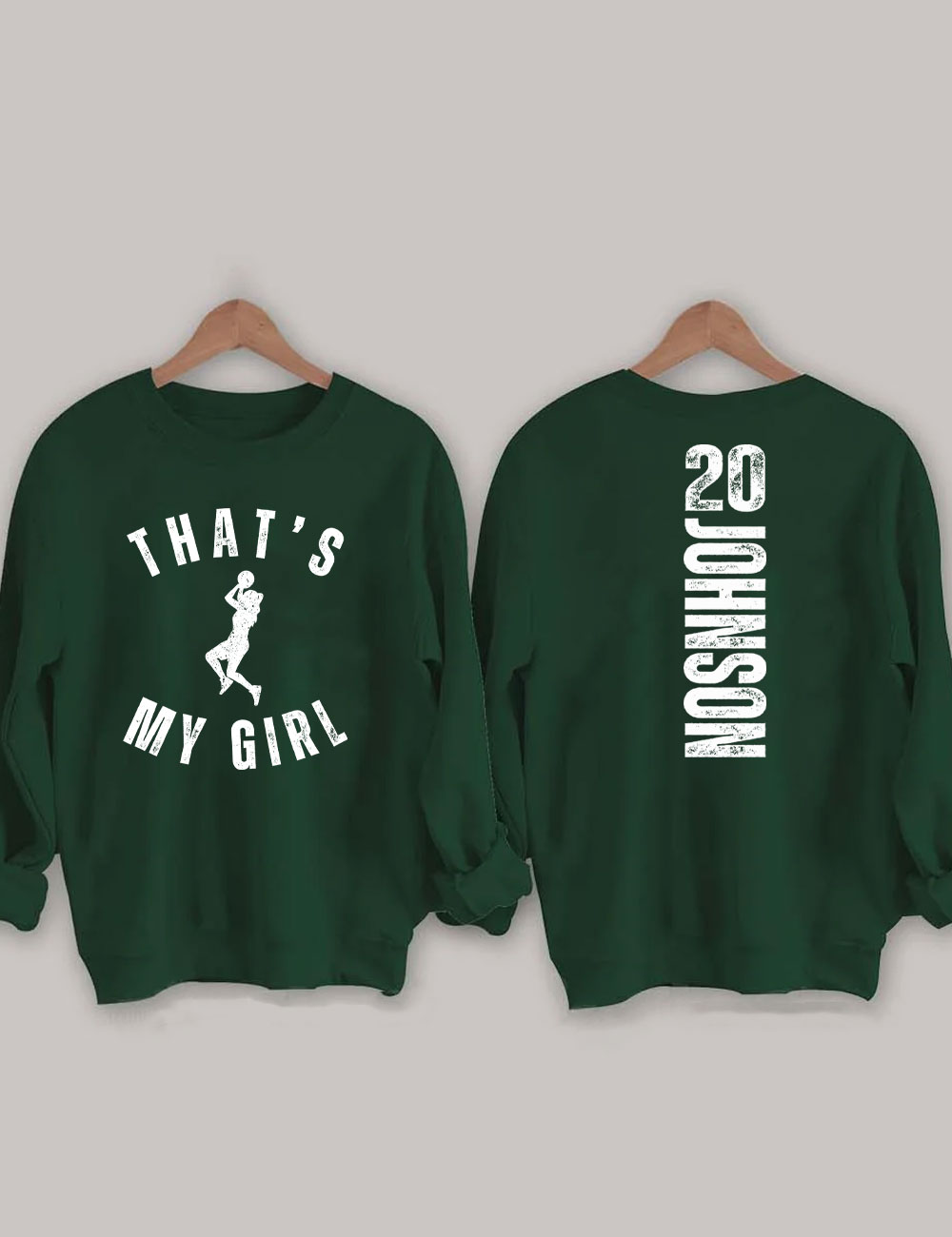 Custom That's My Girt Basketball Mom Sweatshirt