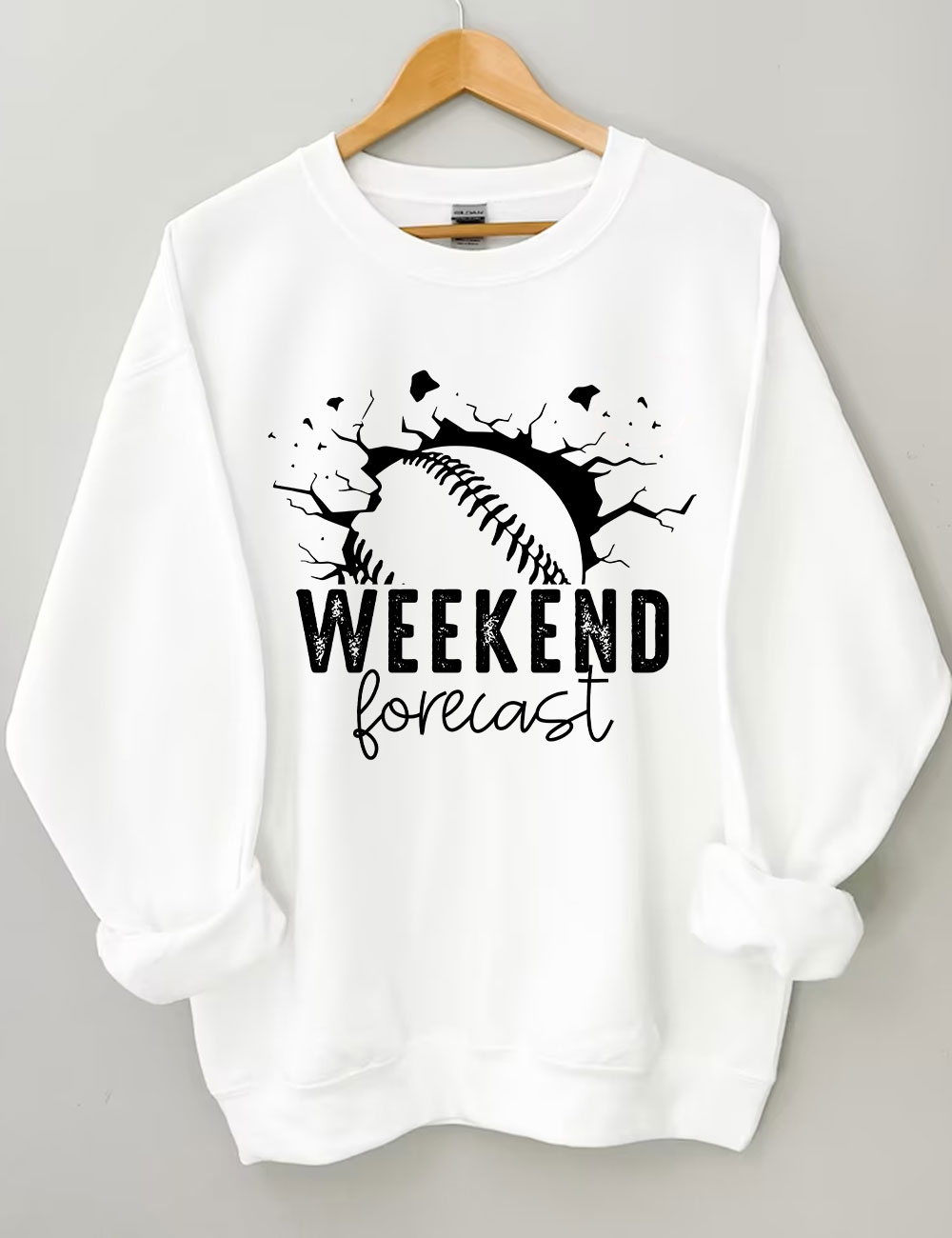 Weekend Forecast Softball Sweatshirt