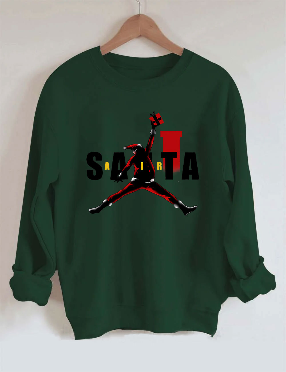 Air Santa Christmas Basketball Sweatshirt
