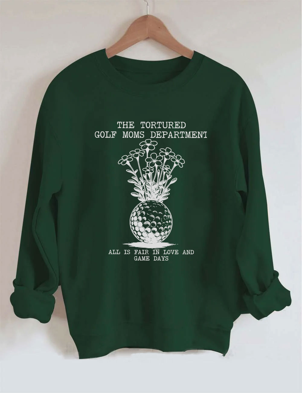 Tortured Golf Moms Department Sweatshirt