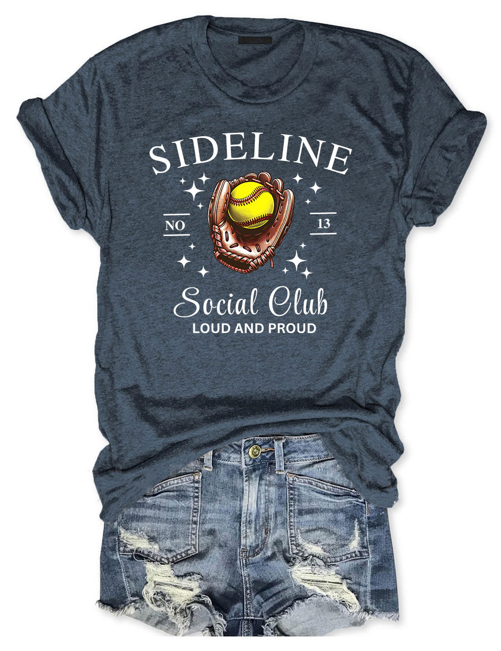Sideline Social Club Softball Mom T-shirt