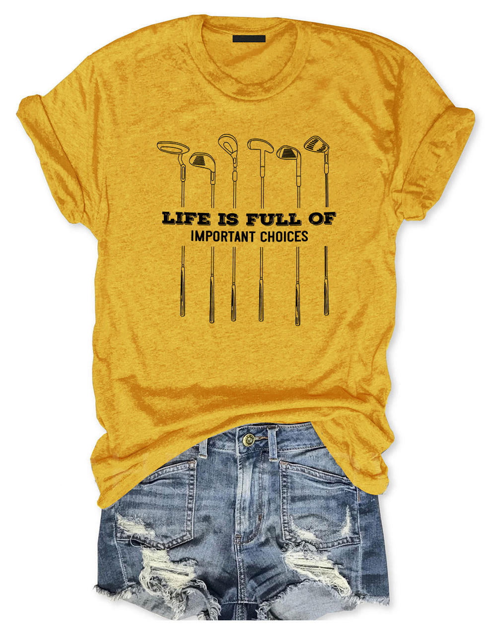 Life Is Full Of Important Choice Funny Golfing T-shirt