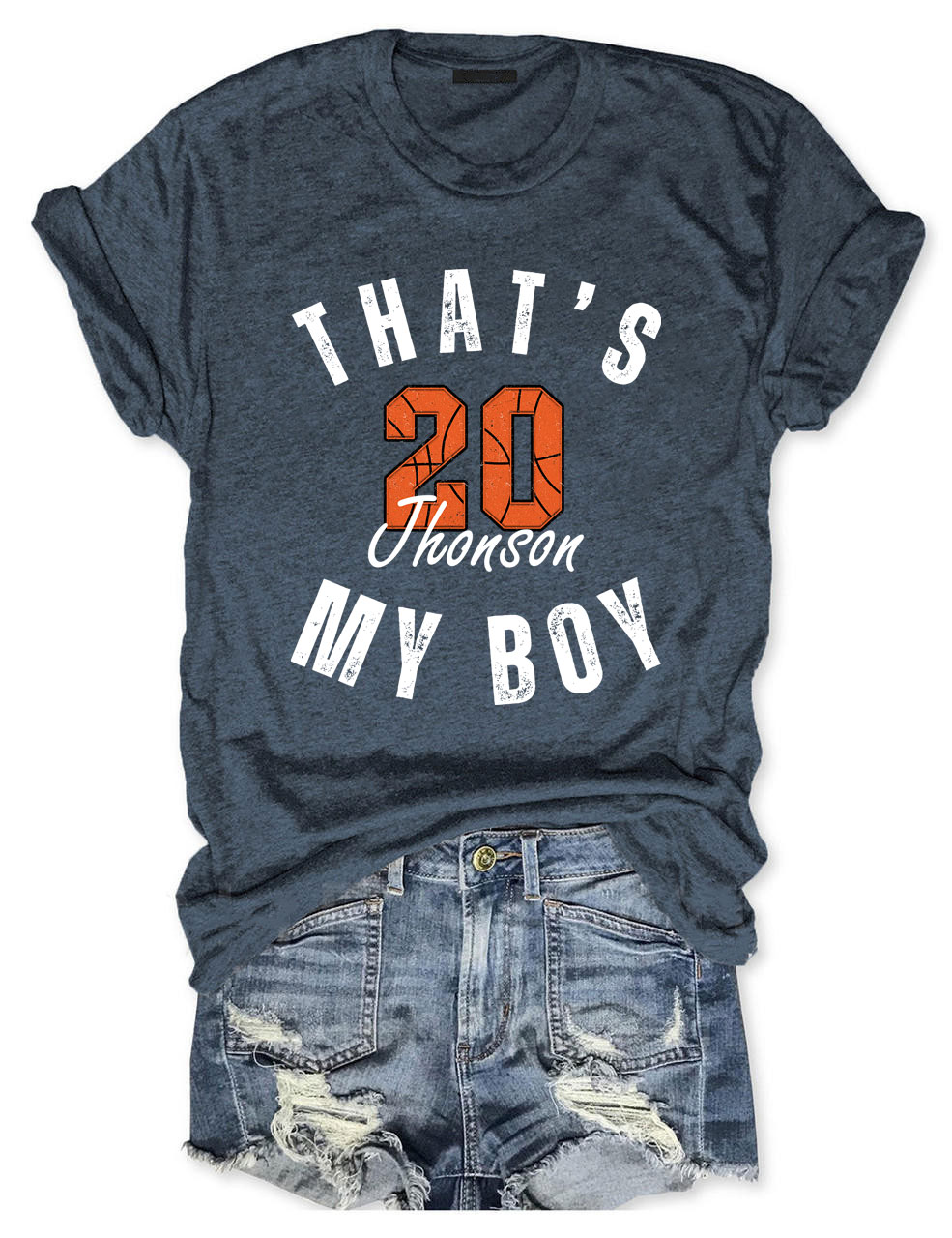 Custom That's My Boy Basketball T-shirt
