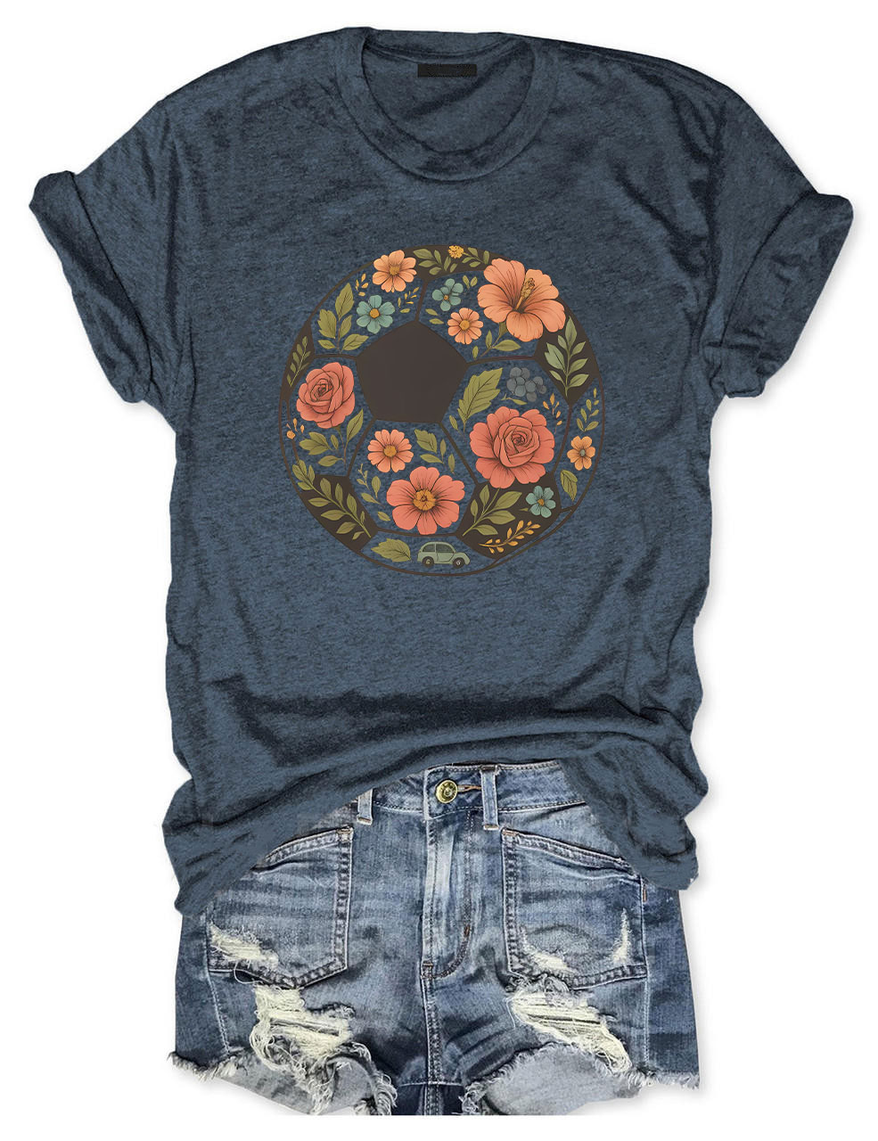 Floral Soccer T-shirt