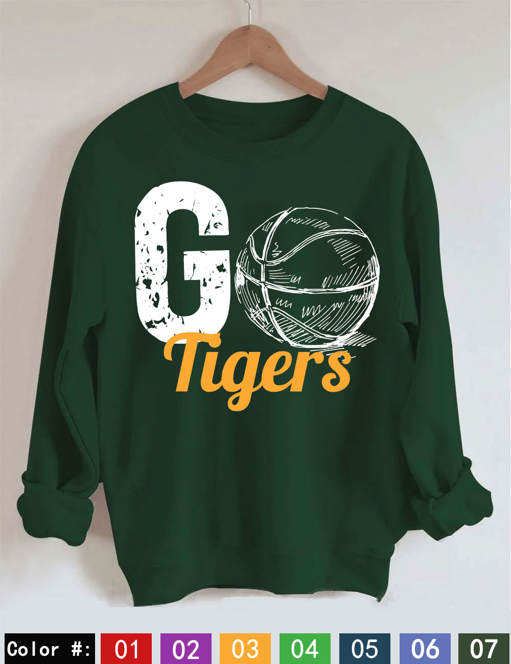 GO Basketball Team Custom Sweatshirt