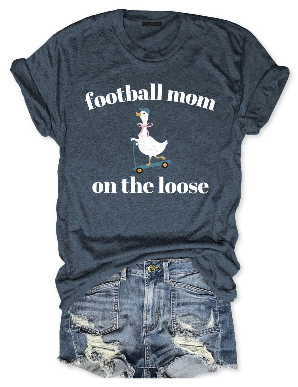 Football Goose On The Loose Funny T-shirt